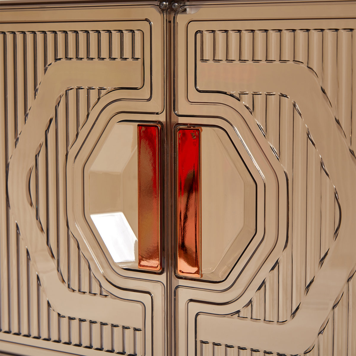 Canas 4 Pack Stackable Storage Bins 70 QT Folding Organizer Boxes Collapsible Closet With Door Wheel Lid